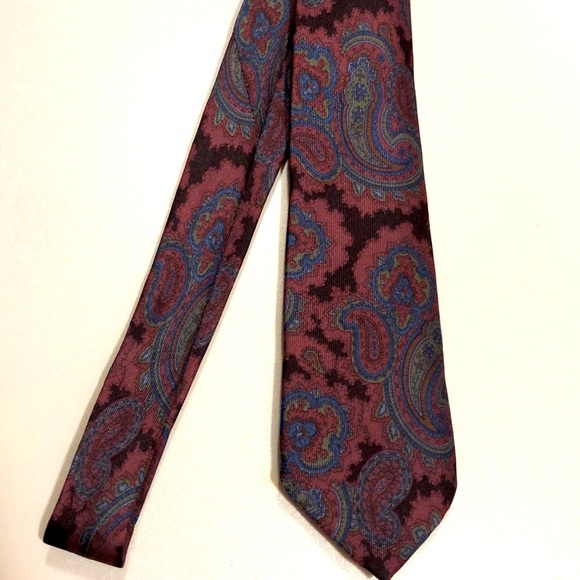 Ermenegildo Zegna Tie/ Paisley - Picture 1 of 8